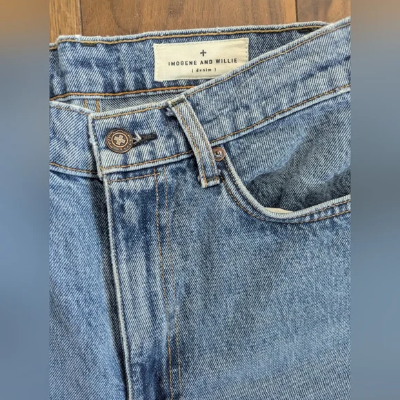 imogene + willie Blue High Rise Women Jeans - Picture 3 of 7